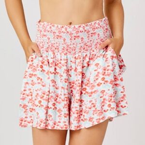 CARVE Designs Leah Shorts Grapefruit Bloom XS Extra Small Floral